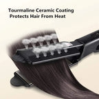 Steam hair straightener