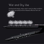 Steam hair straightener