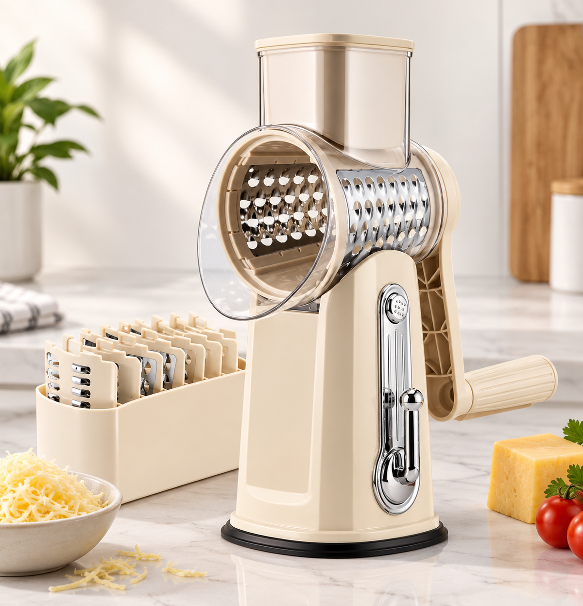 The Hand-Crank Veg Cutter