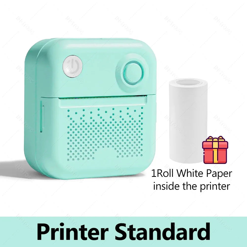 Minimalist Thermal Printer and Paper Roll