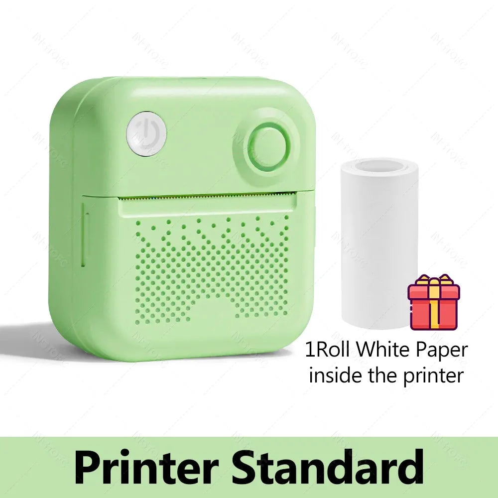 Minimalist Thermal Printer and Paper Roll
