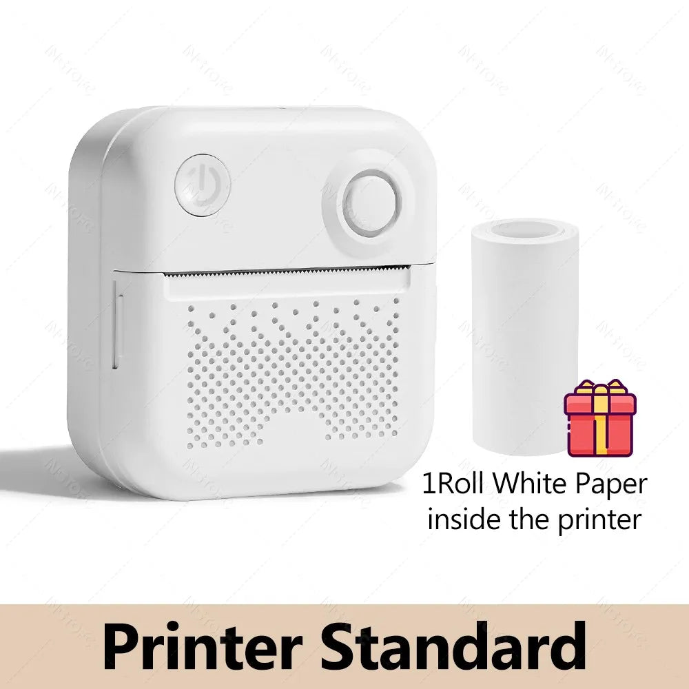 Minimalist Thermal Printer and Paper Roll