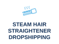 Steam hair straightener