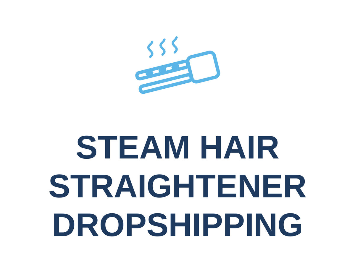 Steam hair straightener